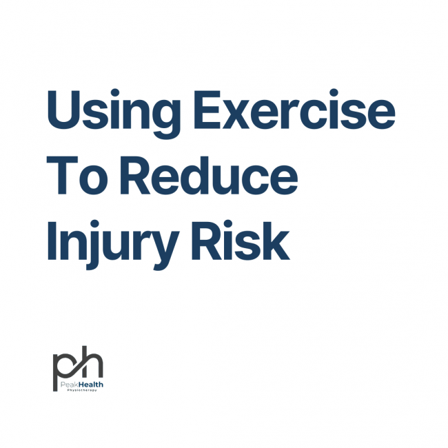 Exercise and Injury